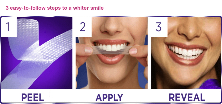 white strips instruction